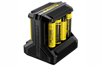 I8, CHARGER, 18650, 18350, 26650, BATTERY, BATTERIES, LITHIUM, IONS, -ION, CHARGERS, NITECORE, 8, RECHARGABLE, RECHARGEABLE